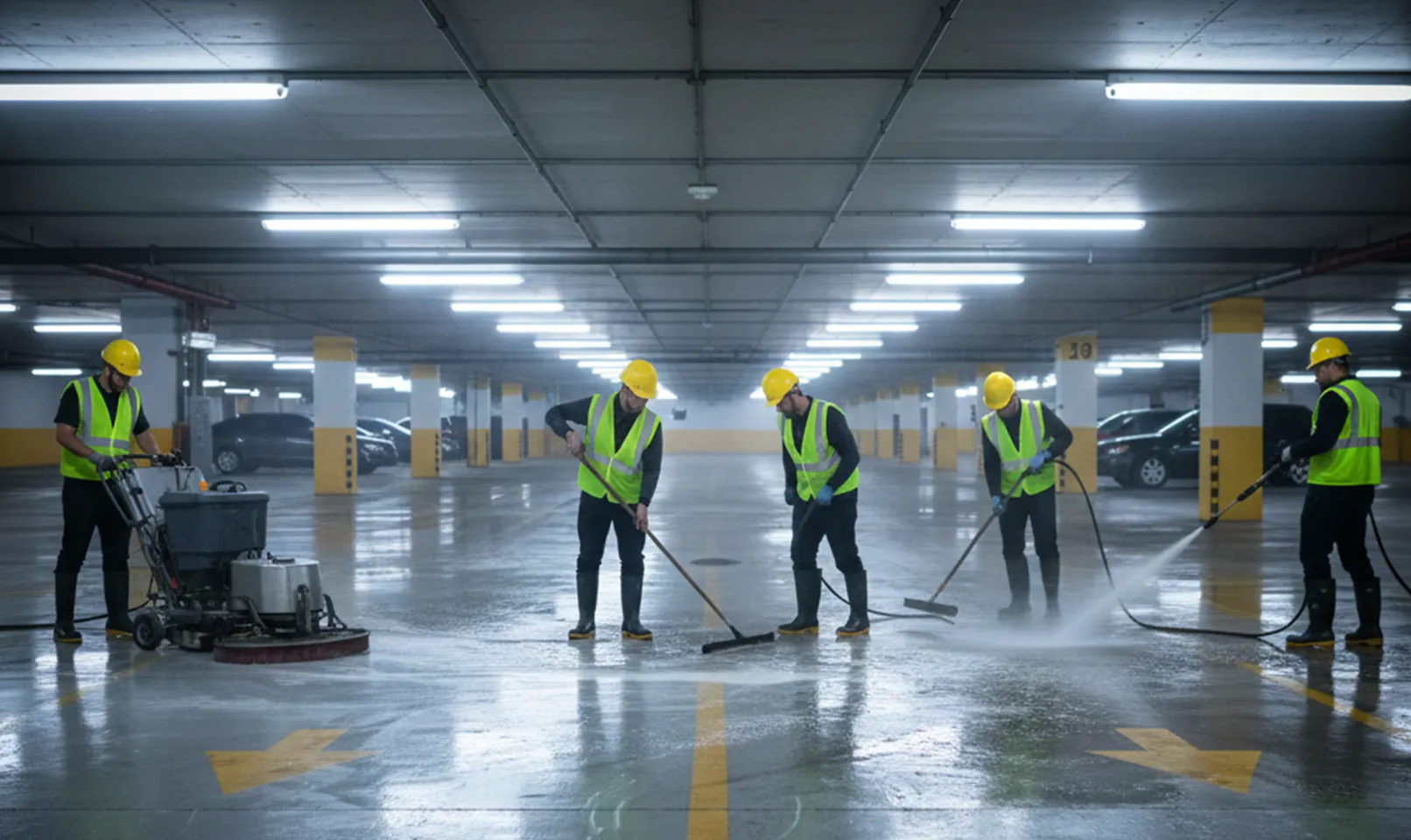 toronto underground parking cleaning - Parking Lot Services